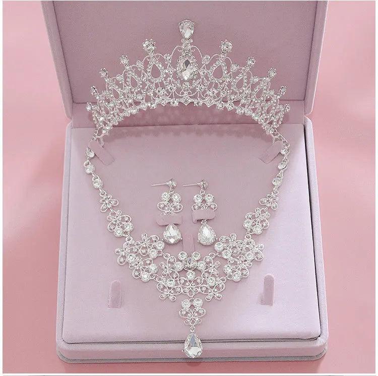 Crystal Bridal Tiara Jewelry Set