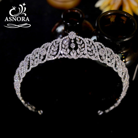 Royal CZ Bridal Tiara Headband